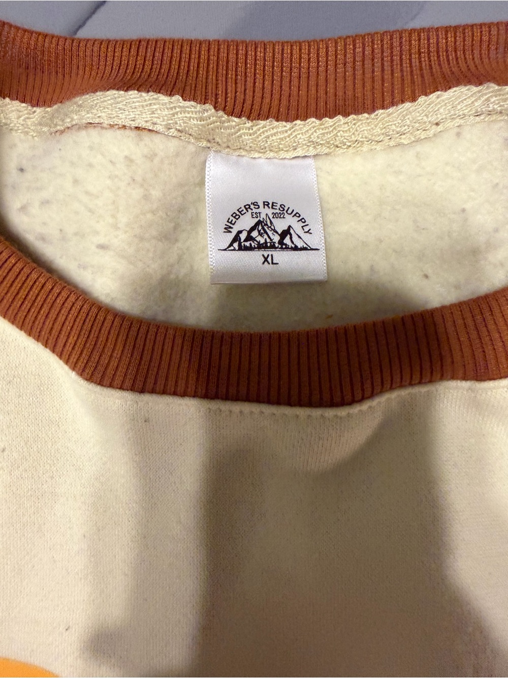 Colorblock Sunset Crewneck Sweater - Webers Resupply - Picture 2 of 3